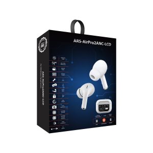 Airpro2 Dokunmatik LCD Panelli Bluetooth Kulaklık ANC Özellikli - Görsel 4
