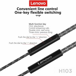 Lenovo H103 Kulakiçi Kablolu Telefon Kulaklığı - Görsel 5