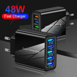Zuidid 48W 3A 5USB Portlu Hızlı Şarj Cihazı - Görsel 3