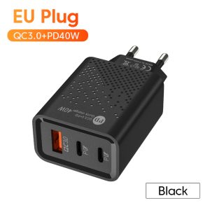 Zuidid 40W 2 PD+USB QC3.0 Hızlı Şarj Adaptörü - Görsel 2