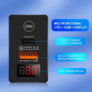 Zuidid 20W Pd + USB Hızlı Şarj LED Göstergeli - Görsel 10
