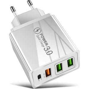 Zuidid Hızlı Şarj PD20W + Qc3.0 USB + 2.4A Çift USB Çoklu Şarj - Görsel 2