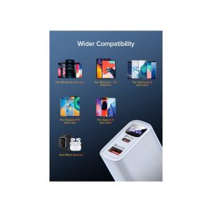 Zuidid LED Göstergeli Pd+Usb Qc 3 Hızlı Şarj Cihazı + 60W Pd Kablosu - Görsel 6