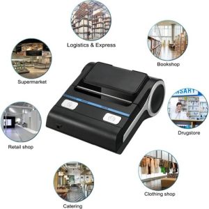 Zuidid Zdd P23001 - 80MM Bluetooth Taşınabilir Termal Fiş , Etiket ve Barkod Yazıcı - Görsel 2