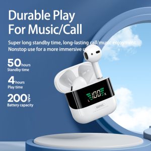Remax TWS10Plus Dijital Ekranlı Bluetooth 5.1 Kulakiçi Kablosuz Kulaklık - Görsel 5