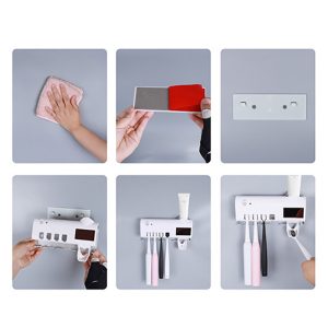 Uv Işık Diş Fırçası Tutucu Sterilizatör - Görsel 3