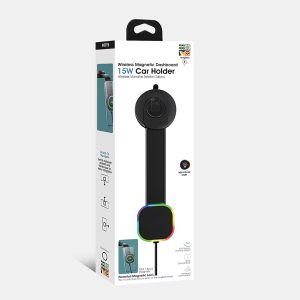 HD15 15W Magsafe Kablosuz Mıknatıslı Araç Telefon Tutucu - Görsel 4