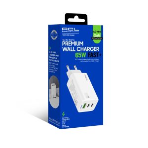 AC100 2 Pd + 1 USB Girişli 65W Gan Premium Hızlı Şarj Cihazı - Görsel 6