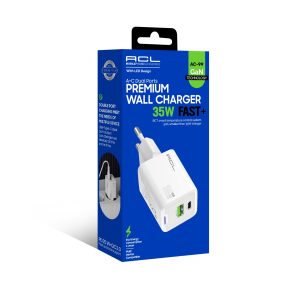 AC99 1 Pd + 1 USB Girişli 35W Gan Premium Hızlı Şarj Cihazı - Görsel 7