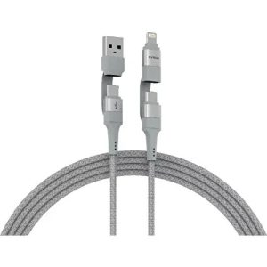 Syrox C142 4 In 1 Çoklu Şarj & Data Kablo USB To Type-C / Type-C To Type-C / Type-C To Lightning / USB To Lightning - Görsel 1