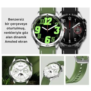 GS Wear GT4 Akıllı Saat 3 Adet Kordonlu - Görsel 3