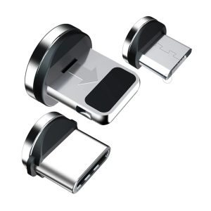 Zuidid Manyetik Mıknatıslı Şarj Kablosu Yedek Uc Üçlü - Görsel 1