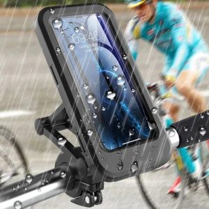 Portatif Universal Motosiklet Bisiklet Su Geçirmez Telefon Tutucu - Görsel 5