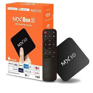 MX10 4K Android TV Box Medya Oynatıcı Android 7.1 Tv Box Tv Stick Medya Oynatıcı Smart Tv Wifi - Görsel 1