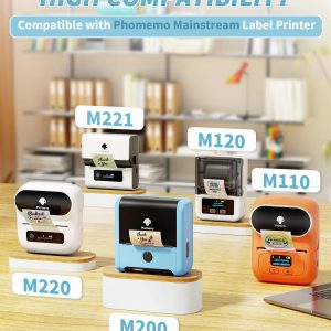 50 x 30 mm Şeffaf Termal Etiket 230 Adet - Phomemo M110/M120/M150/M200/M220/M221 - Görsel 5