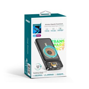 Phixi Ultimate PW13 10.000mAh Wireless Transparan Powerbank - Görsel 3