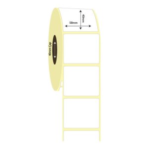 Terazi Etiketi 58mm x 40mm Termal 500'lük Sarım (16 Adet) - Görsel 1