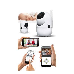 Zuidid BABY K99 Full HD 1080p 360 Derece Gece Görüşlü Sesli Ip Wifi Akıllı Ev Güvenlik Bebek Kamerası - Görsel 2