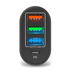 Zuidid 3 USB + Type-C Giriş 48W PD Hızlı Şarj Adaptörü - Görsel 2
